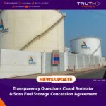 Transparency Questions Cloud Aminata & Sons Fuel Storage Concession Agreement