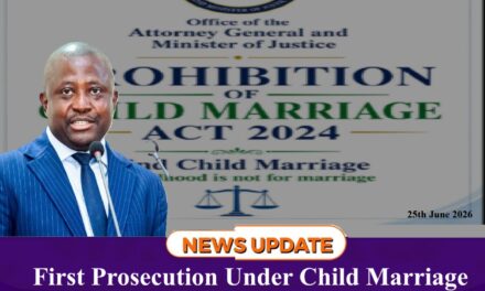 First Prosecution Under Child Marriage Act: Attorney General Files Charges Against Four Individuals