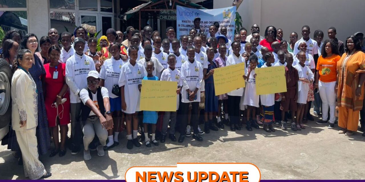Day of the African Child 2026 Observed with Call for Universal Access to Water Sanitation, and Hygiene