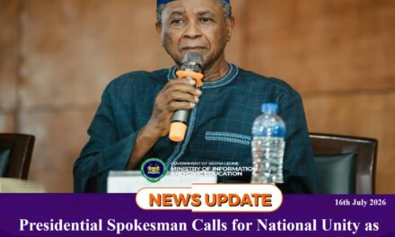 Presidential Spokesman Calls for National Unity as Sierra Leone Hosts ECOWAS Mid-Year Summit