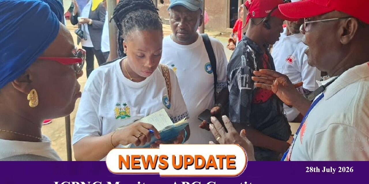 ICPNC Monitors APC Constituency Elections Nationwide, Reports Largely Peaceful Conduct