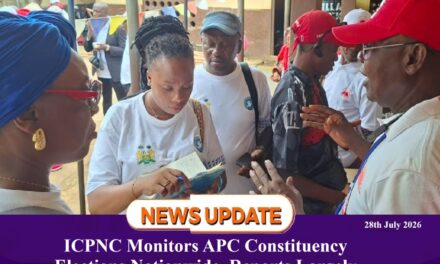 ICPNC Monitors APC Constituency Elections Nationwide, Reports Largely Peaceful Conduct