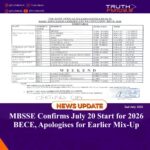 MBSSE Confirms July 20 Start for 2026 BECE, Apologises for Earlier Mix-Up