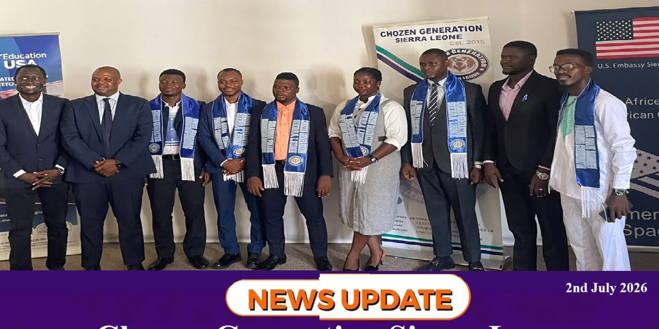 Chozen Generation Sierra Leone Inaugurates New National Executive Members
