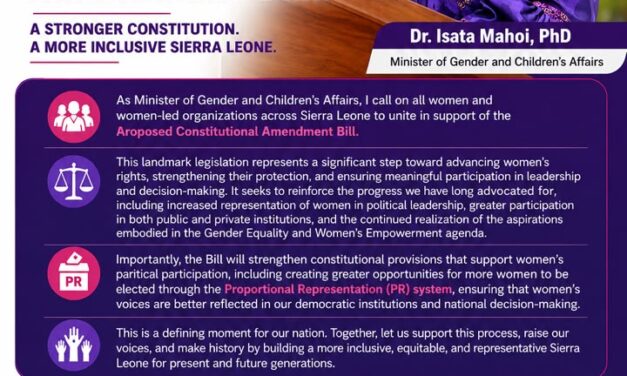 Minister of Gender Calls for United Support on Constitutional Amendment