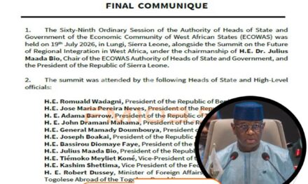ECOWAS Summit 2026: Regional Group Urges Guinea to Withdraw Troops from Yenga