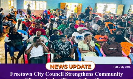 Freetown City Council Strengthens Community Climate Action Through Tree Town Ambassador Training