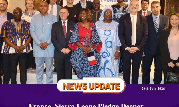 France, Sierra Leone Pledge Deeper Cooperation on Investment, Security and Education