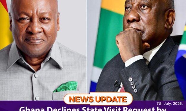 Ghana Declines State Visit Request by South African President Over Renewed Xenophobic Attacks
