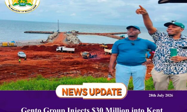 Gento Group Injects $30 Million into Kent Port Project, Employs 600 Sierra Leoneans