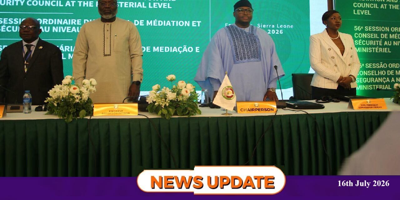 Foreign Minister Kabba Chairs ECOWAS Ministerial Session on Regional Peace, Democratic Stability