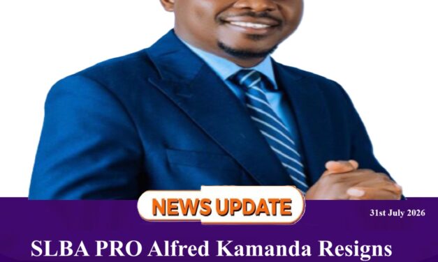 SLBA PRO Alfred Kamanda Resigns