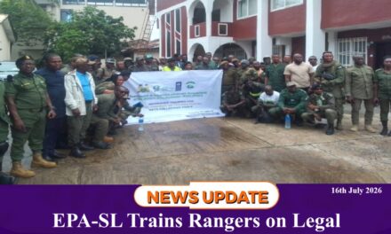 EPA-SL Trains Rangers on Legal Framework Governing Protected Areas