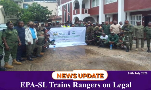 EPA-SL Trains Rangers on Legal Framework Governing Protected Areas