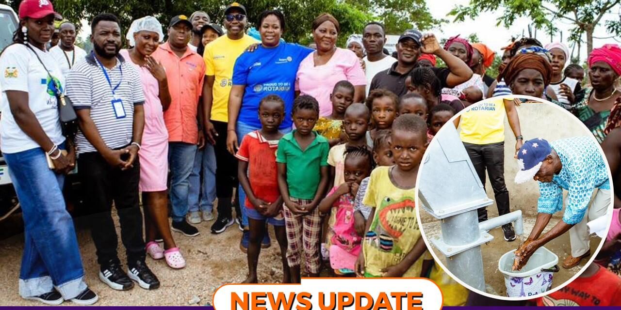 Rotary Club Brings Clean Water to Health Posts in Bombali