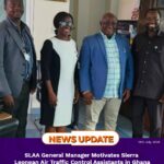 SLAA General Manager Motivates Sierra Leonean Air Traffic Control Assistants in Ghana