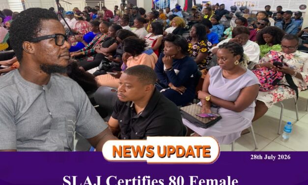SLAJ Certifies 80 Female Journalists in Multimedia Skills