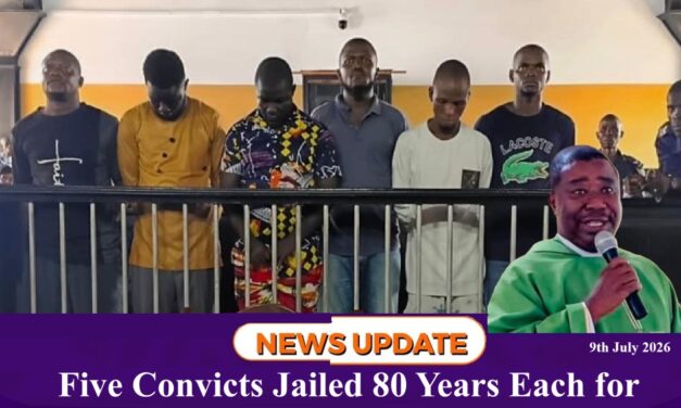 Five Convicts Jailed 80 Years Each for Murder of Reverend Father Augustine Dauda Amadu in Kenema