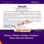 Finance Ministry Refutes Teachers’ Salary Increase Rumour