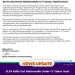 SLFA Rolls Out Nationwide Under-17 Talent Hunt