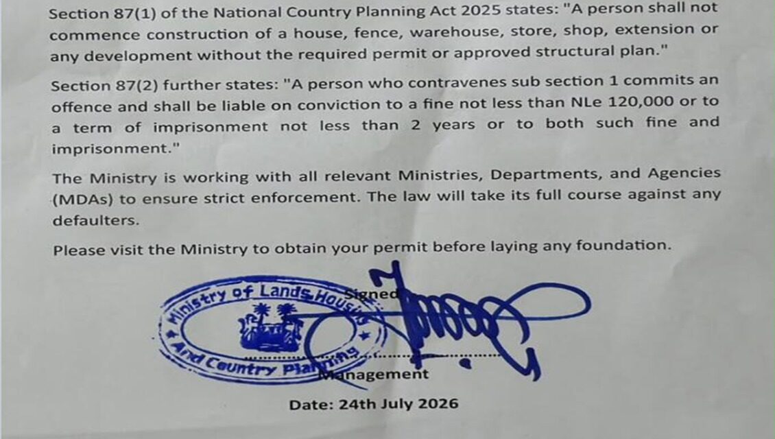 Government Cracks Down on Illegal Construction