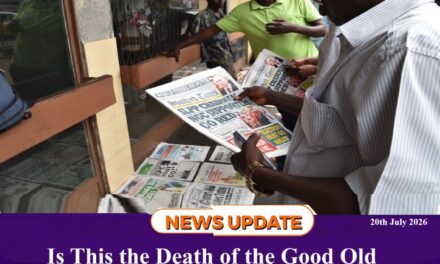 The Death of the Good Old Newspaper?