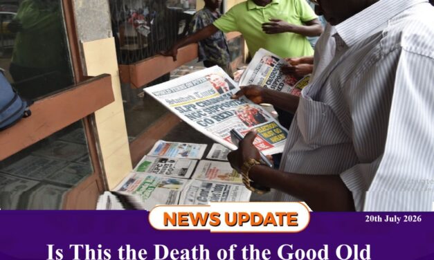 The Death of the Good Old Newspaper?