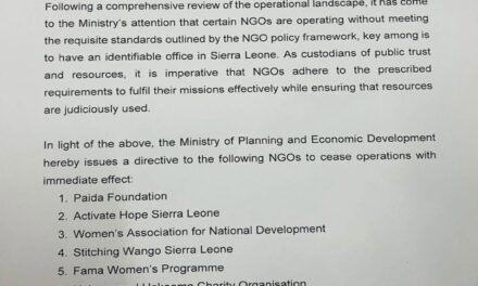 Ministry of Planning and Economic Development Suspends Non-Compliant NGOs