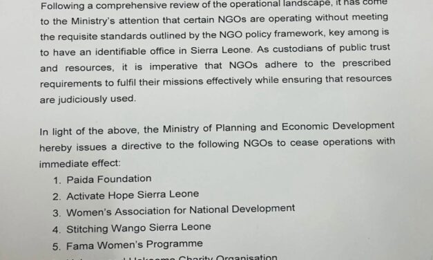 Ministry of Planning and Economic Development Suspends Non-Compliant NGOs