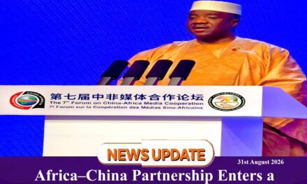Africa–China Partnership Enters a New Era: the Media as a Strategic Tool for Development and Shared Prosperity
