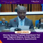 Attorney General Proposes Amendment That Seeks Regional Balance, Gender Equity and Minority Inclusion in Appointments