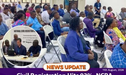 Civil Registration Hits 93%, NCRA Urges Focus on Birth Records