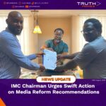 IMC Chairman Urges Swift Action on Media Reform Recommendations