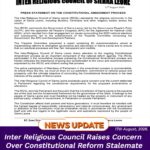 Inter‑Religious Council Raises Concern Over Constitutional Reform Stalemate