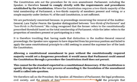 Lawyers’ Society Warns of Constitutional Breach in Amendment Bill Passage
