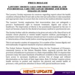 Lawyers’ Society Calls for Urgent Medical and Psychosocial Care for Zainab Sheriff and Other Inmates in Need