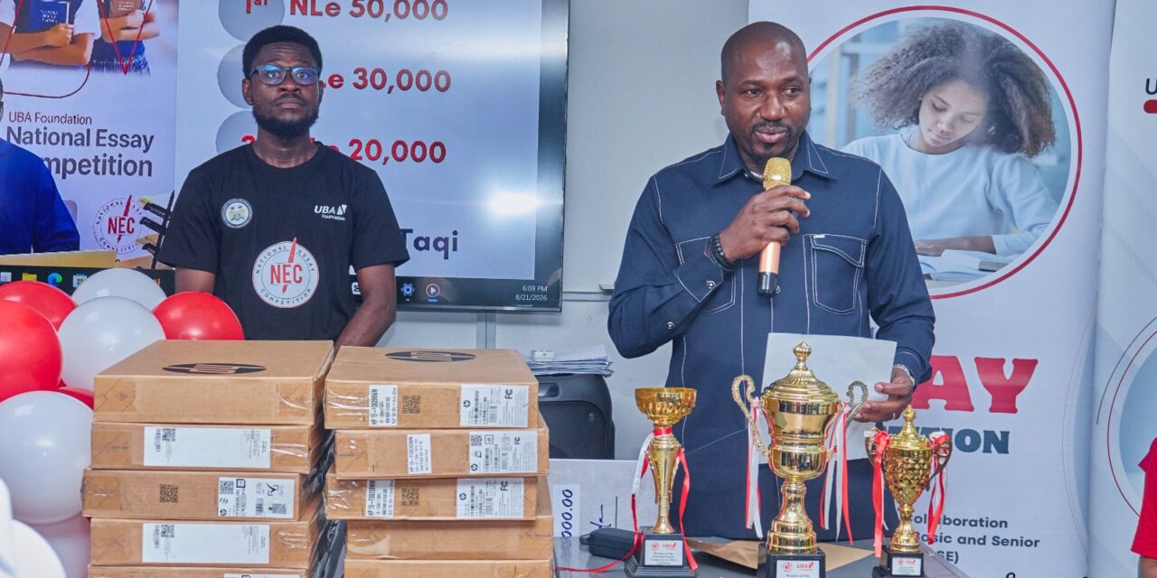 REPORT ON THE UBA NATIONAL ESSAY WRITING COMPETITION