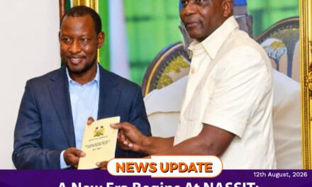 A New Era Begins At NASSIT: Chernor Mamoud Jalloh takes over from Mohamed Fuaad Daboh
