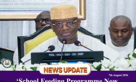 ‘School Feeding Programme Now Reaches Over One Million Pupils’, President Bio Reveals