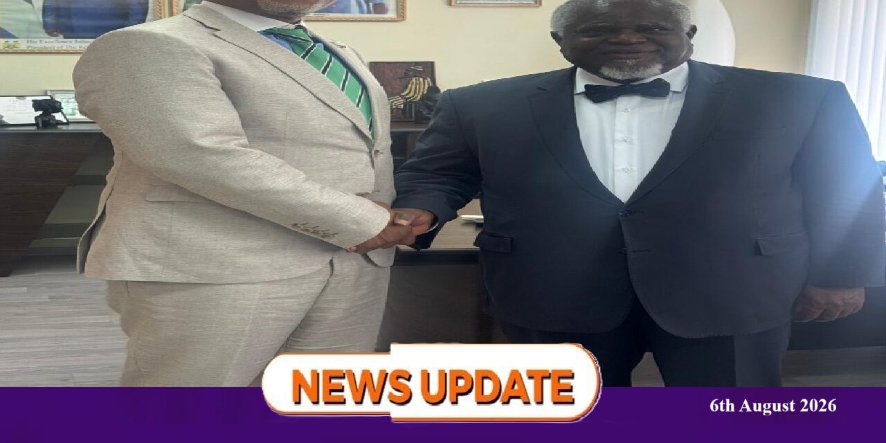 His Excellency Ambassador Iji Joseph Olusola, Nigerian Ambassador to the Russian Federation, Pays Courtesy Call on Ambassador Mohamed Yongawo