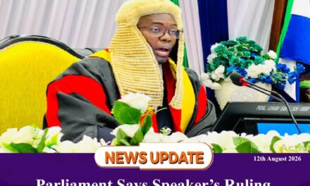 Parliament Says Speaker’s Ruling Cannot Be Interpreted or Enquired into by Any Court of Law