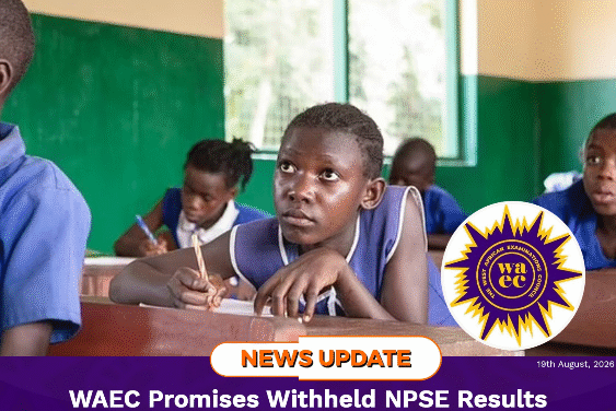 WAEC Promises Withheld NPSE Results Will Be Released Before September