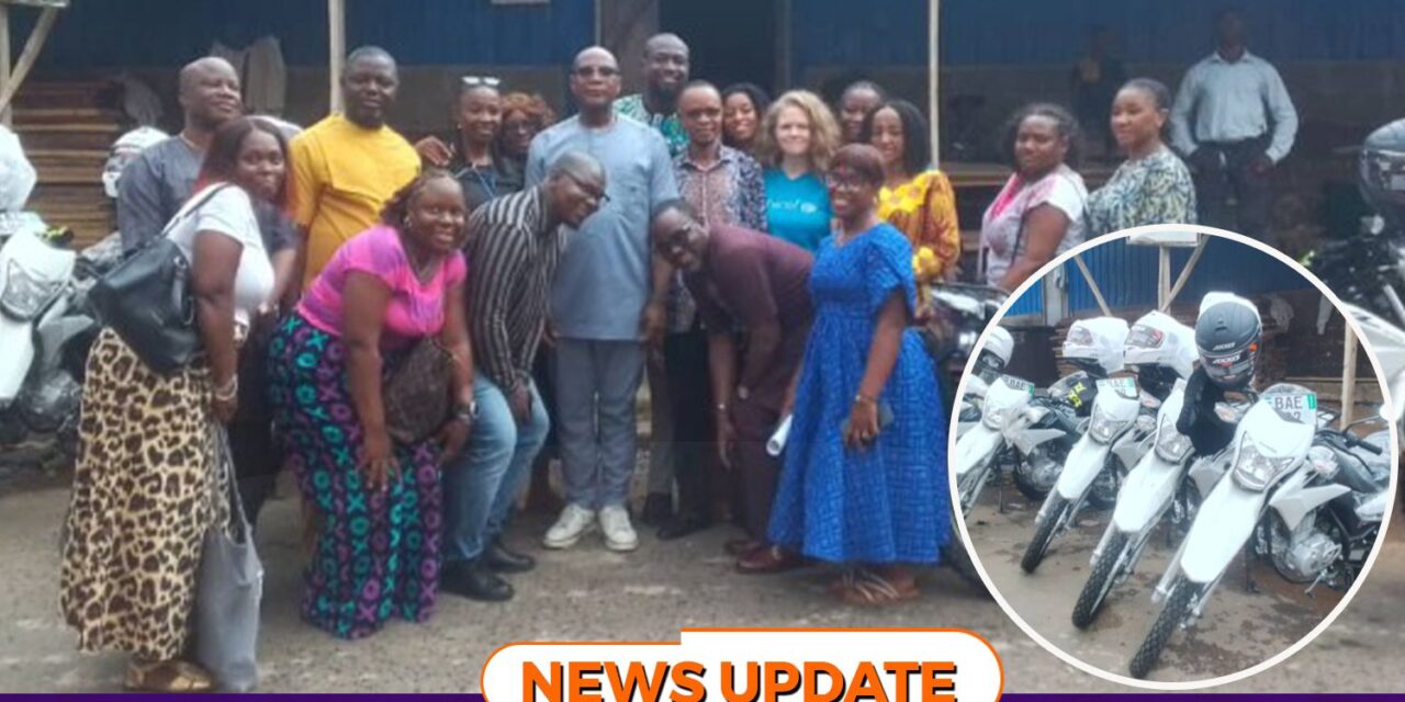 UNICEF Donates 10 Motorbikes to Strengthen MBSSE GPE Programme