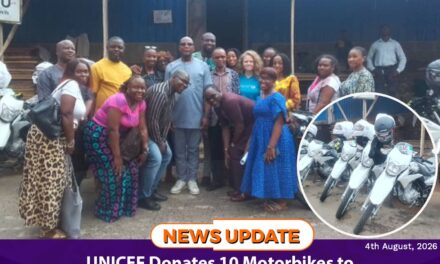 UNICEF Donates 10 Motorbikes to Strengthen MBSSE GPE Programme