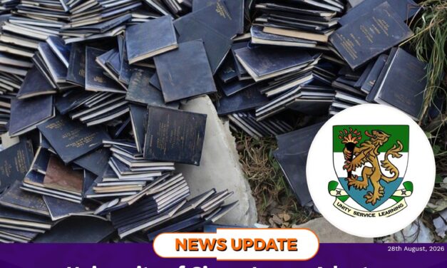University of Sierra Leone Adopts Electronic-Only Dissertation Submission