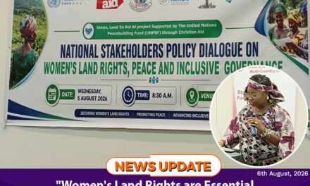 “Women’s Land Rights are Essential for Peace,” Gender Minister Says