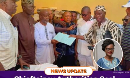 Chieftaincy Authorities Seal Deeds of Gift for Kono University