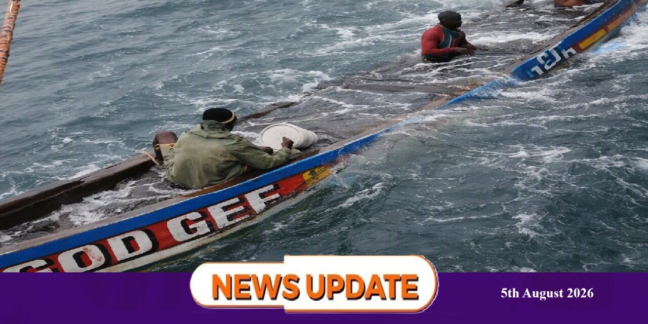 Chinese Vessel Rescues Five Sierra Leonean Fishermen from Sinking Boat