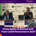 Army Seeks to Recruit and Train 4,000 Personnel in 2027