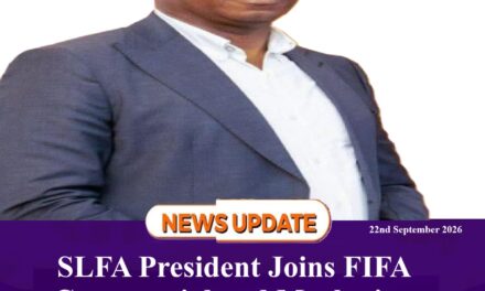 SLFA President Joins FIFA Commercial and Marketing Committee Deliberations